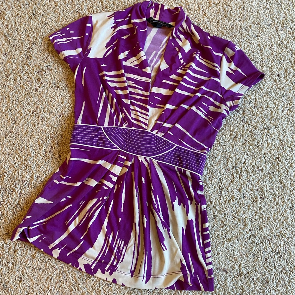 EUC BCBG Faux Wrap top